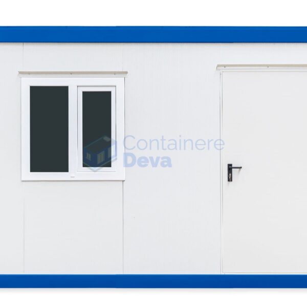 container birou deva 4metri 1geam albastru