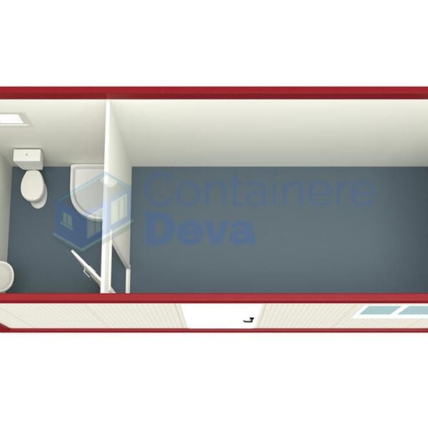 container casa deva 6metri rosu3