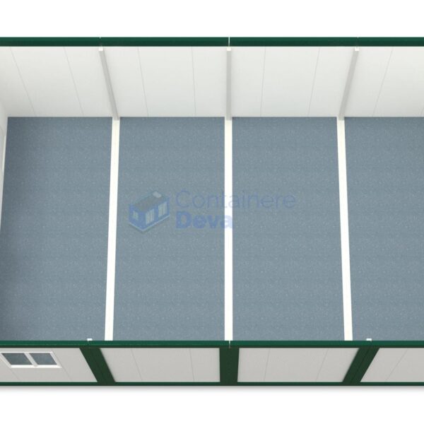 container modular deva 6x96m verde2